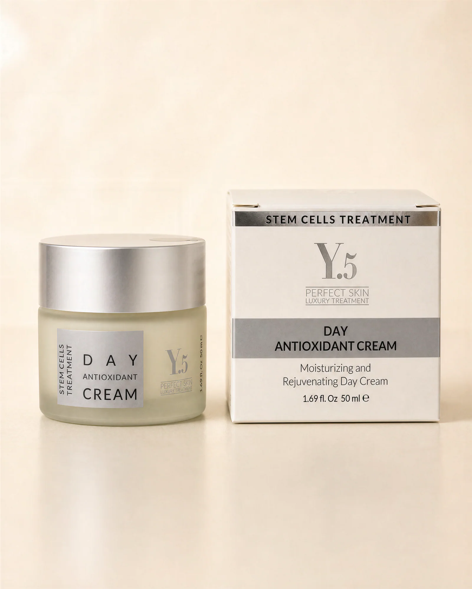 Tarro y caja Day Antioxidant Cream