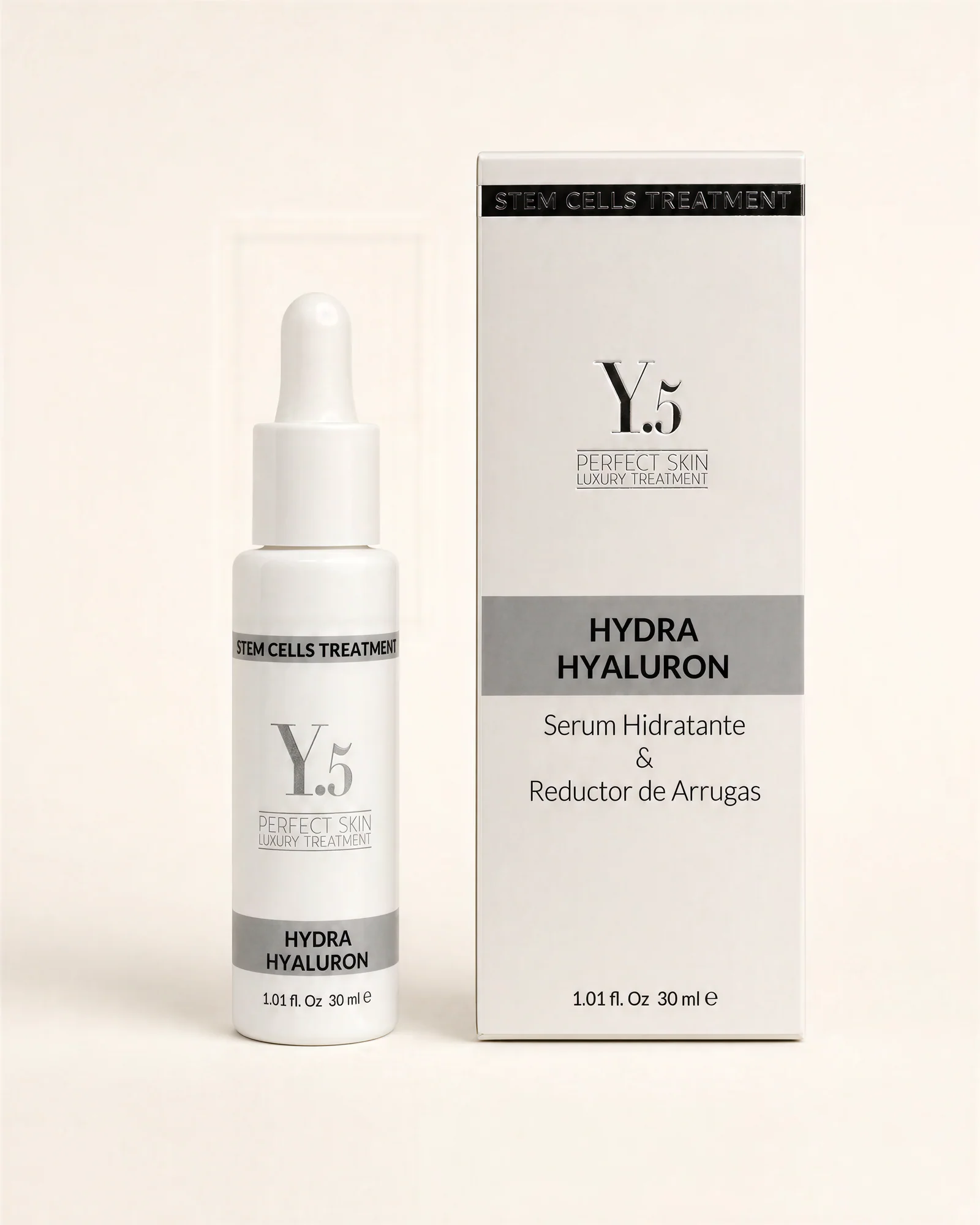 Frasco y caja Hydra Hyaluron